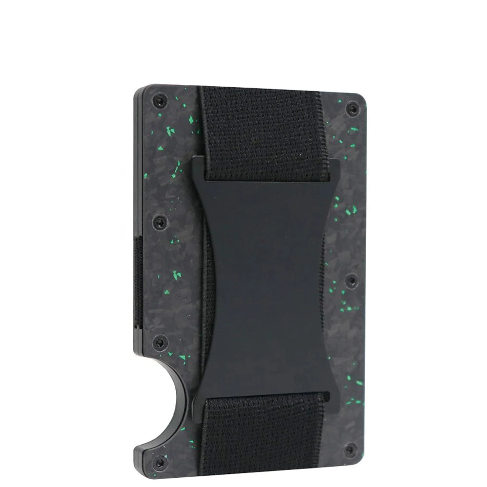 Forged Carbon Wallet W/ Money Clip