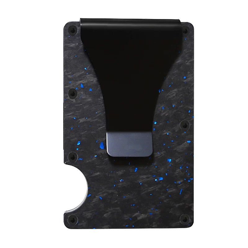 Forged Carbon Wallet W/ Money Clip