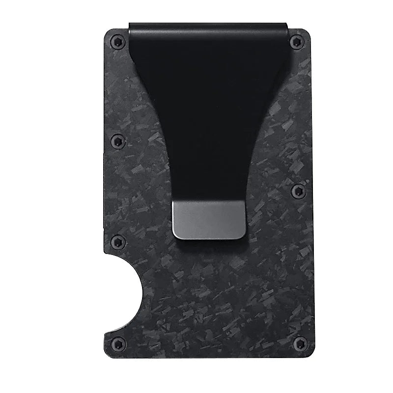Forged Carbon Wallet W/ Money Clip