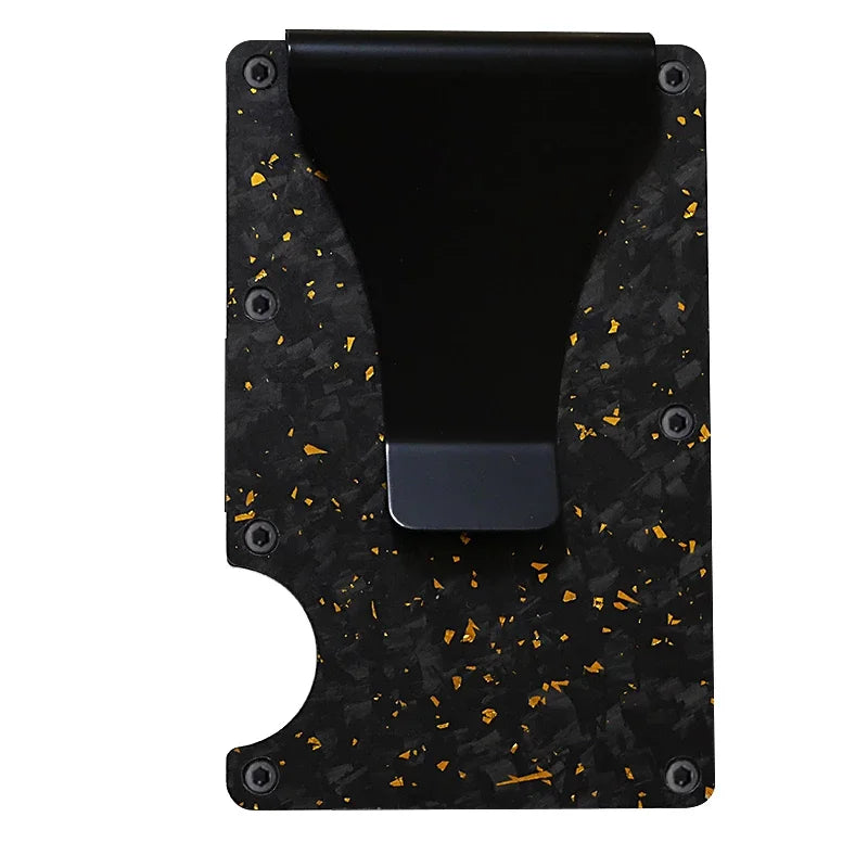 Forged Carbon Wallet W/ Money Clip