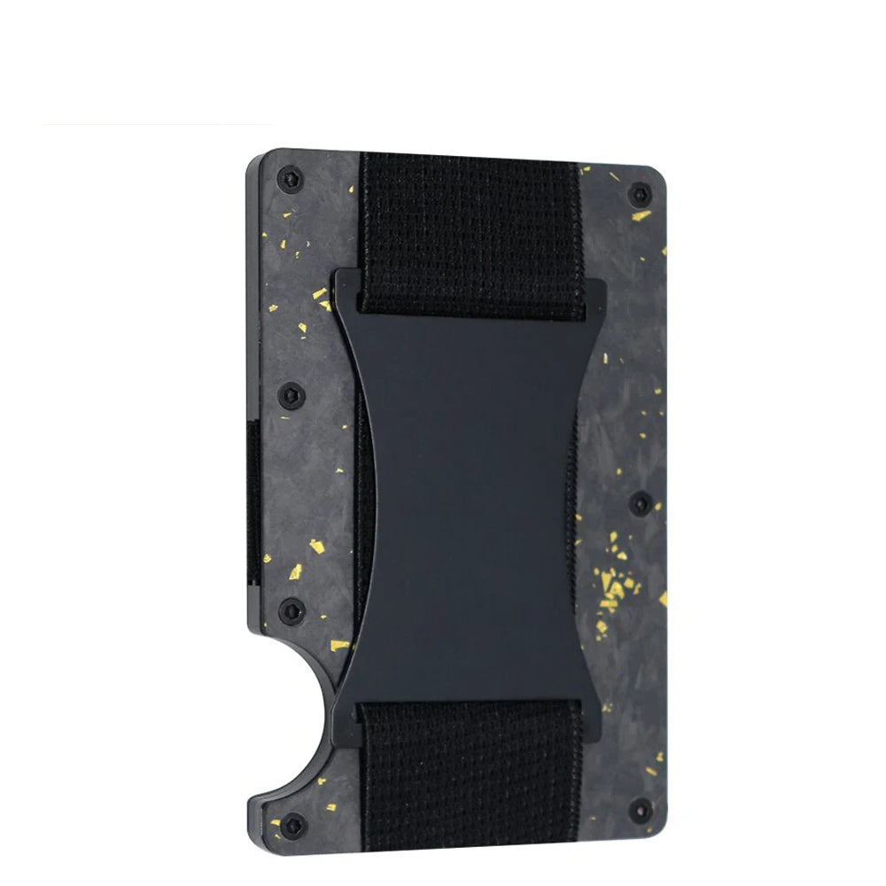 Forged Carbon Wallet W/ Money Clip