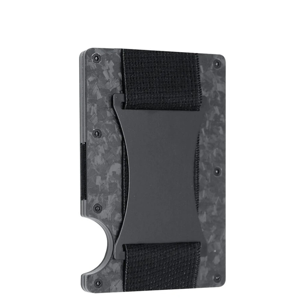 Forged Carbon Wallet W/ Money Clip