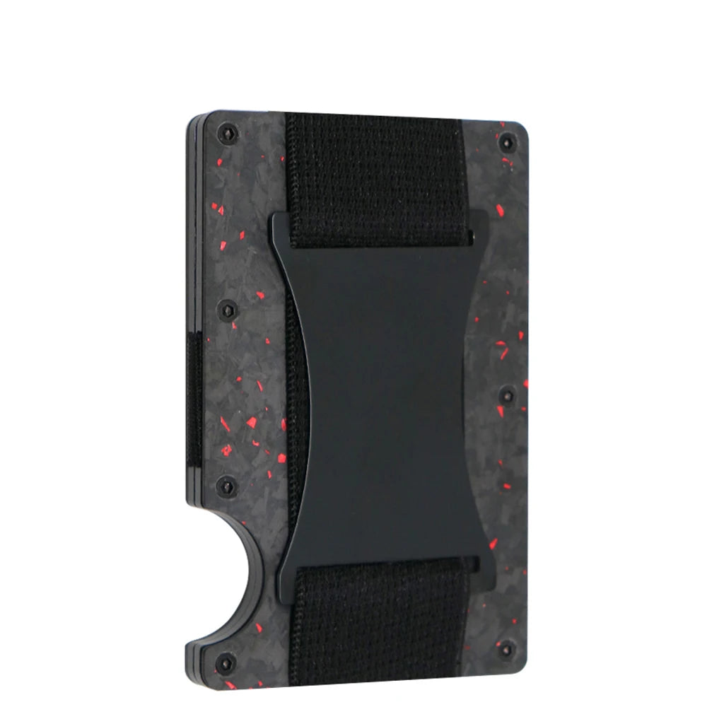 Forged Carbon Wallet W/ Money Clip