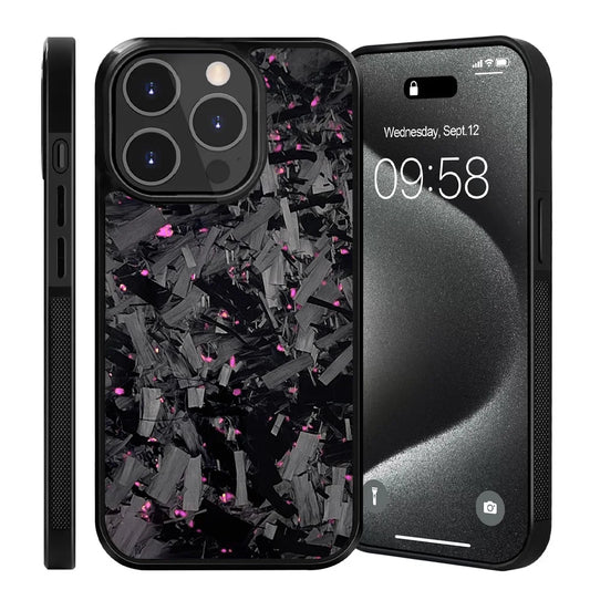 Forged Carbon Phone Case W/ Purple Flakes