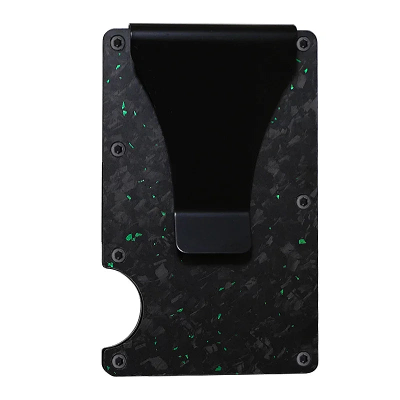 Forged Carbon Wallet W/ Money Clip